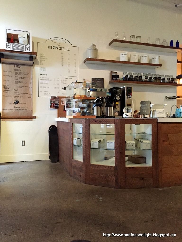 Old Crow Coffee New Westminster SanFan's Delicious Delights